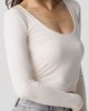 Florence by Mills Florence by Mills Power Mesh Plunge Long Sleeve T-Shirt - 3