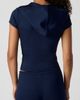 Florence by Mills Florence by Mills Ribbed Jersey Hooded Cutout T-Shirt - 2