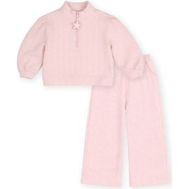 Florence Eiseman Florence Eiseman Cable Knit Half Zip Set