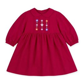 Florence Eiseman Florence Eiseman Corduroy Dress with Flowers (Baby)