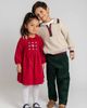 Florence Eiseman Florence Eiseman Corduroy Dress with Flowers (Baby) - 4