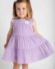Florence Eiseman Florence Eiseman Crinkle Lawn Dress With Flower - 3