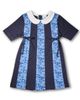 Florence Eiseman Florence Eiseman Floral Print Knit Colorblock Dress - 1