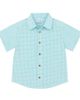 Florence Eiseman Florence Eiseman Gingham Linen Look Camp Shirt - 1