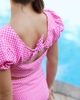 Florence Eiseman Florence Eiseman Gingham Puff Sleeve Bikini - 2