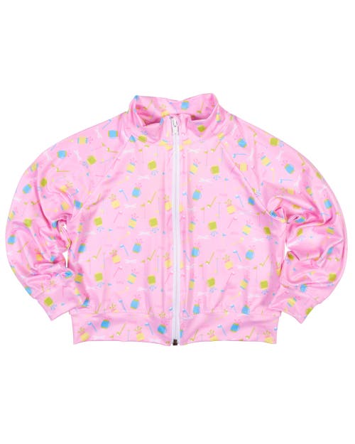 Florence Eiseman Florence Eiseman Golf Print Performance Knit Jacket