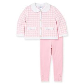 Florence Eiseman Florence Eiseman Houndstooth Cardigan Sweater Set