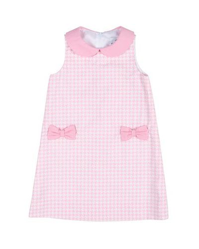 Florence Eiseman Florence Eiseman Houndstooth Dress with Bow Pockets
