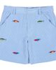 Florence Eiseman Florence Eiseman Jr. Cord Short with Embroidered Fishing Lures - 1