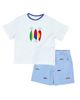 Florence Eiseman Florence Eiseman Jr. Cord Short with Embroidered Fishing Lures - 3