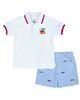 Florence Eiseman Florence Eiseman Jr. Cord Short with Embroidered Fishing Lures - 4