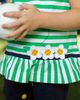 Florence Eiseman Florence Eiseman Knit Short Set With Softballs, Flowers, Ladybug - 2