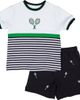 Florence Eiseman Florence Eiseman Knit Short Set with Tennis Rackets - 1
