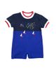 Florence Eiseman Florence Eiseman Knit Shortall With Boats And Fireworks - 1