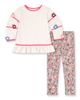 Florence Eiseman Florence Eiseman Knit Tunic Set with Flowers - 1