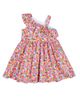 Florence Eiseman Florence Eiseman Leaf Print One Shoulder Dress - 3