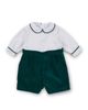 Florence Eiseman Florence Eiseman Pique And Velvet Short Sleeve All - 1