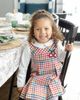 Florence Eiseman Florence Eiseman Plaid Jumper with Flowers - 2
