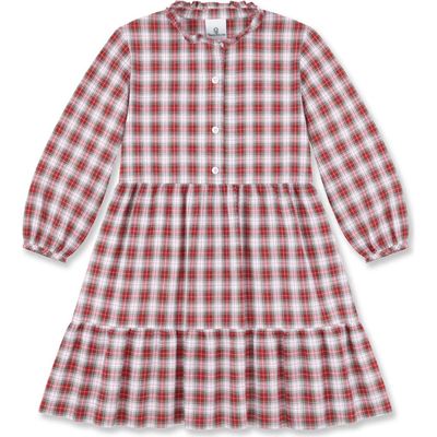 Florence Eiseman Florence Eiseman Plaid Shirt Dress with Ruffles