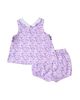 Florence Eiseman Florence Eiseman Printed Pique Dress & Bloomer with Flowers - 2