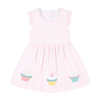 Florence Eiseman Florence Eiseman Seersucker Dress with Cupcakes