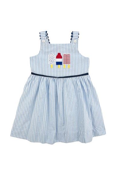 Florence Eiseman Florence Eiseman Seersucker Dress With Popscicles