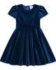 Florence Eiseman Florence Eiseman Stretch Velvet Dress with Bubble Sleeves - 1