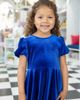 Florence Eiseman Florence Eiseman Stretch Velvet Dress with Bubble Sleeves - 5