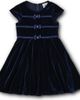 Florence Eiseman Florence Eiseman Stretch Velvet Dress With Pearls - 1