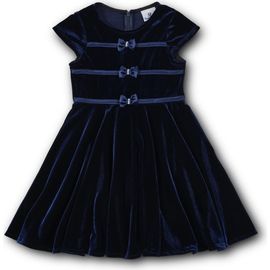 Florence Eiseman Florence Eiseman Stretch Velvet Dress With Pearls