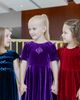 Florence Eiseman Florence Eiseman Stretch Velvet Dress With Pearls - 5