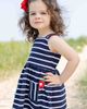 Florence Eiseman Florence Eiseman Stripe Knit Dress With Ric Rac And Flowers - 3