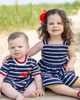 Florence Eiseman Florence Eiseman Stripe Knit Dress With Ric Rac And Flowers - 4