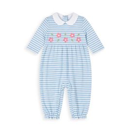Florence Eiseman Florence Eiseman Stripe Knit Longall with Flowers