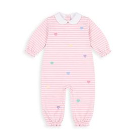 Florence Eiseman Florence Eiseman Stripe Knit Longall with Hearts