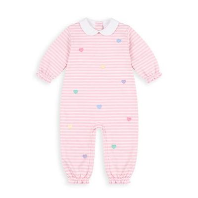 Florence Eiseman Florence Eiseman Stripe Knit Longall with Hearts