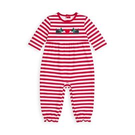 Florence Eiseman Florence Eiseman Stripe Knit Longall with Scotties & Heart