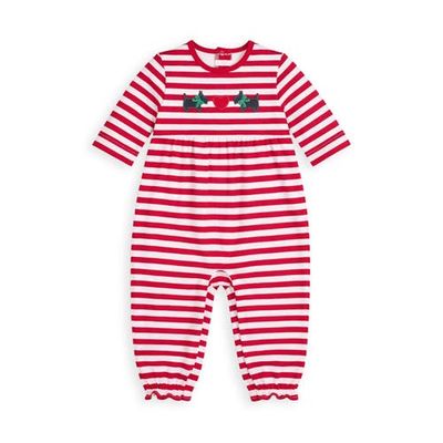 Florence Eiseman Florence Eiseman Stripe Knit Longall with Scotties & Heart