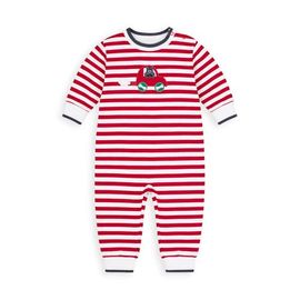 Florence Eiseman Florence Eiseman Stripe Knit Longall with Scotty Dog