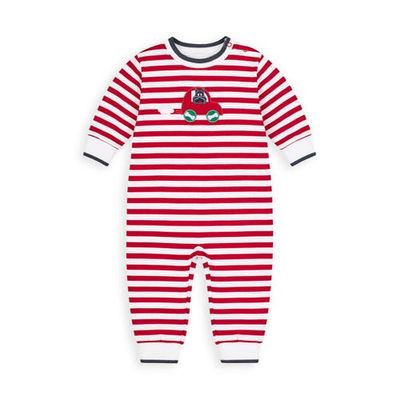Florence Eiseman Florence Eiseman Stripe Knit Longall with Scotty Dog