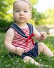 Florence Eiseman Florence Eiseman Stripe Knit Romper With Sailor Collar - 3