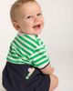 Florence Eiseman Florence Eiseman Stripe Knit Shortall With Baseball Field - 2