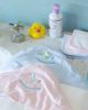 Florence Eiseman Florence Eiseman Stripe Knit Towel Set With Rocking Horse - 2