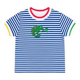 Florence Eiseman Florence Eiseman Stripe Knit Tshirt With Lizard
