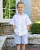 Florence Eiseman Florence Eiseman Stripe Linen Look Short - 2