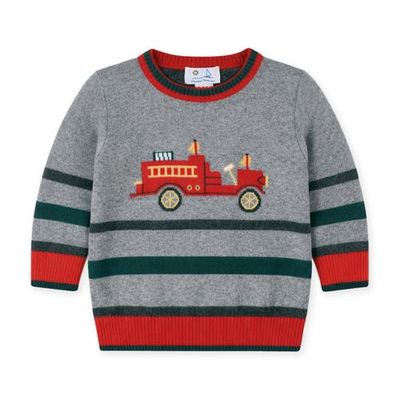 Florence Eiseman Florence Eiseman Sweater with Fire Truck