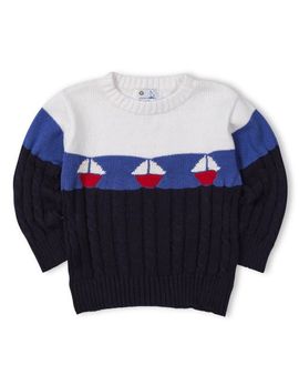 Florence Eiseman Florence Eiseman Sweater With Sailboats