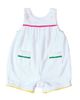 Florence Eiseman Florence Eiseman Terry Romper With Pom Poms - 1