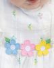 Florence Eiseman Florence Eiseman Textured Lawn Floral Printed Dress With Flowers and Bloomer - 2