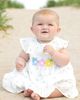 Florence Eiseman Florence Eiseman Textured Lawn Floral Printed Dress With Flowers and Bloomer - 3